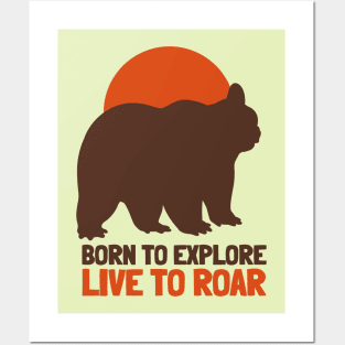 Born To Explore- Fat Bear Week Posters and Art